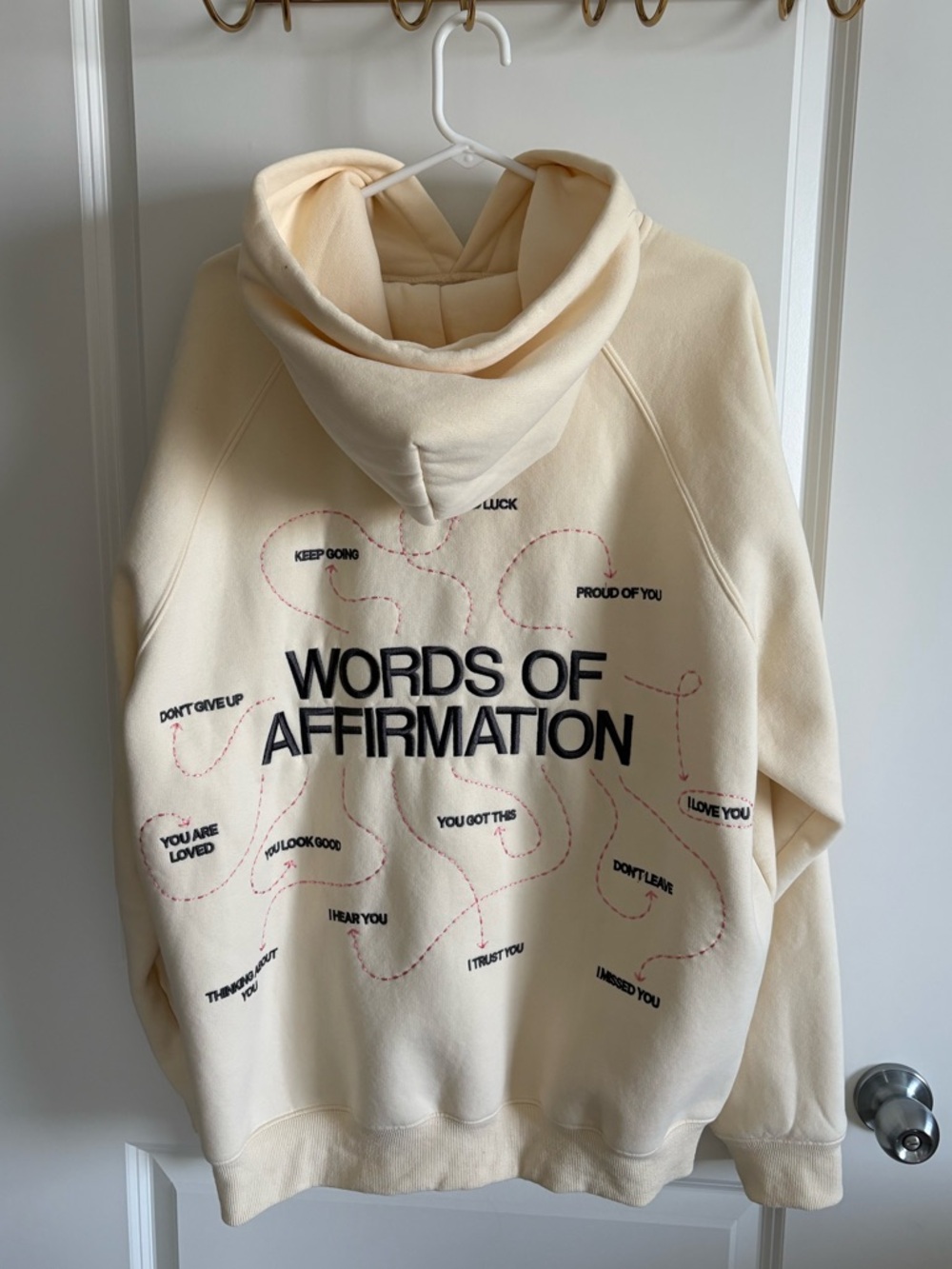 Dandy Worldwide “Words of Affirmation” Oversized Hoodie